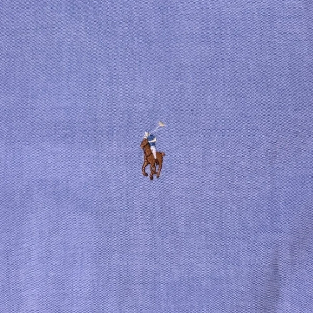 Polo Ralph Lauren Button Down‎ Shirt Mens 16.5 Blue Classic Fit Oxford L/S